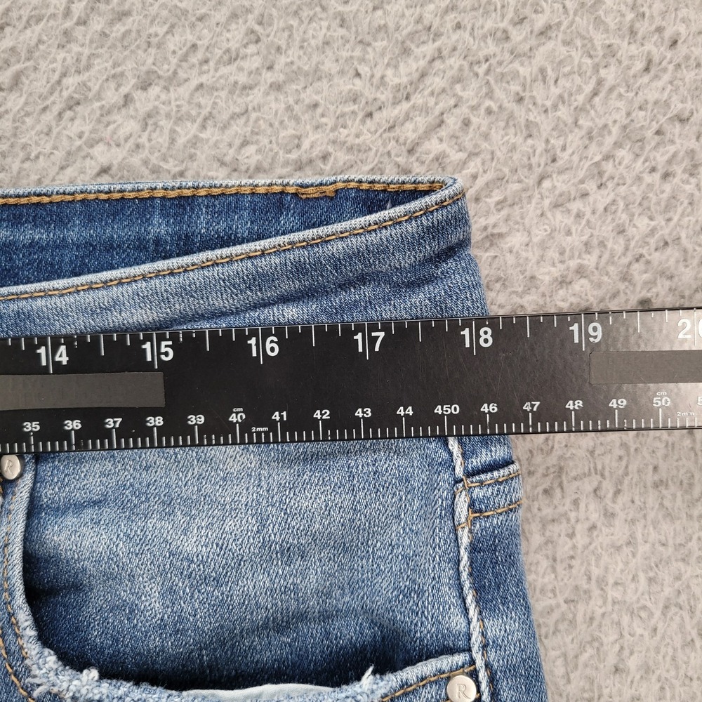 RISEN Jeans Size 1XL Mid Rise Straight Leg Medium Wash Denim 36x35 NEW - Picture 11 of 16